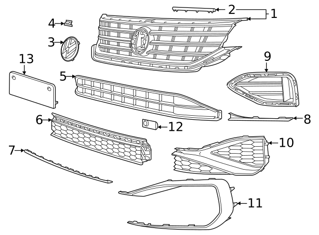 Emblem 3G0-853-601-A-JZA - View 11