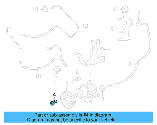 Pulley Bolt N-910-654-01