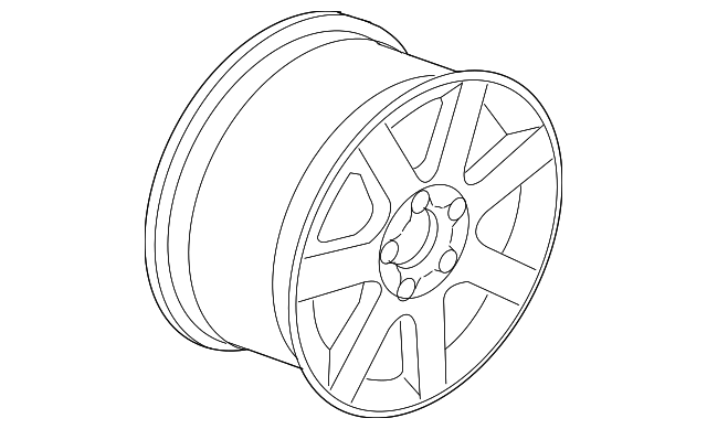 Wheel, Alloy 1C0-601-025-AG-8Z8 - View 2