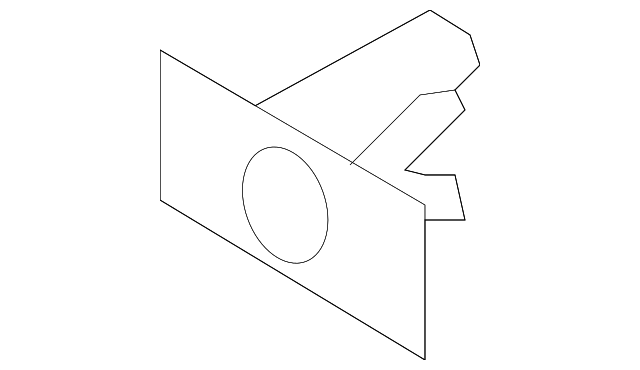 Front Bracket (Unpainted) 3c0919492dgru - View 3