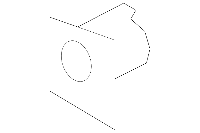 Rear Bracket (Unpainted) 3c9919486fgru - View 3