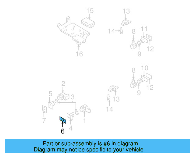 Front Bracket Tape 3C0-919-939 - View 5