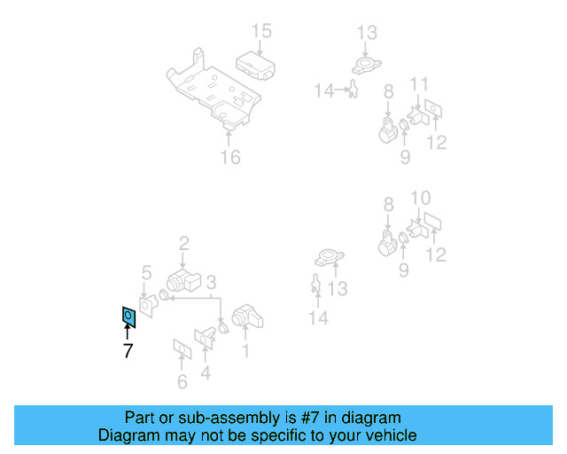 Front Bracket Tape 3C0-919-939-A - View 3