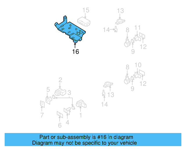 Mount Bracket 3C5-971-502-J - View 3