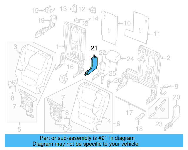 Hinge Cover 7P0-885-787-C-3G4 - View 5