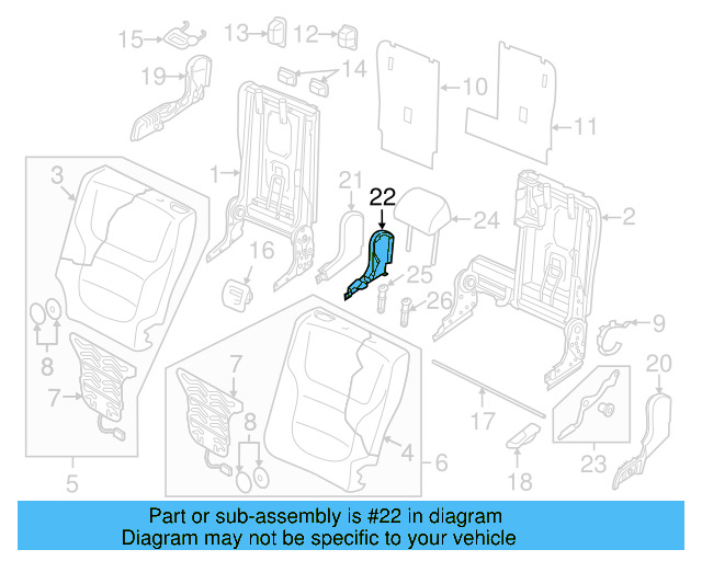 Hinge Cover 7P0-885-788-C-82V - View 3
