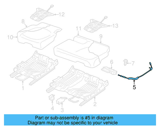 Release Cable 7P6-885-344-B - View 3