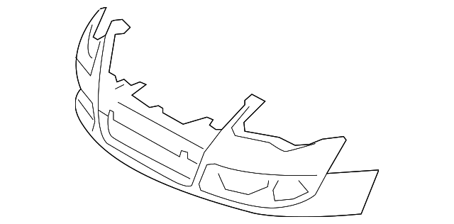 Bumper Cover (Unpainted) 3c0807217egru