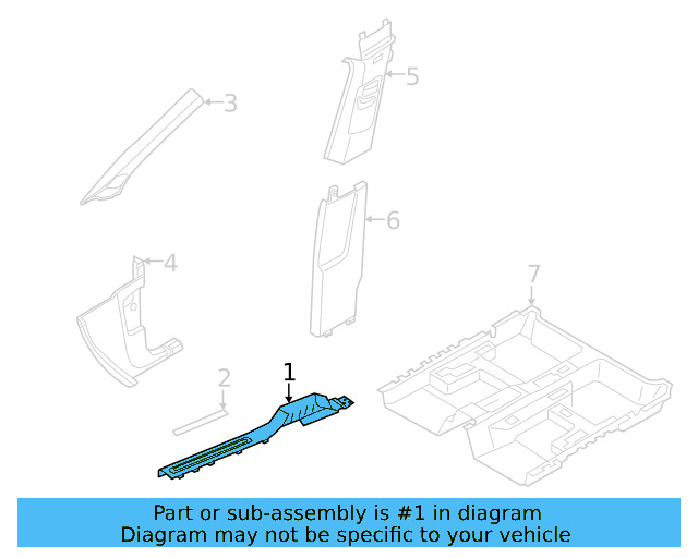 Scuff Plate 2GJ-853-371-82V - View 4