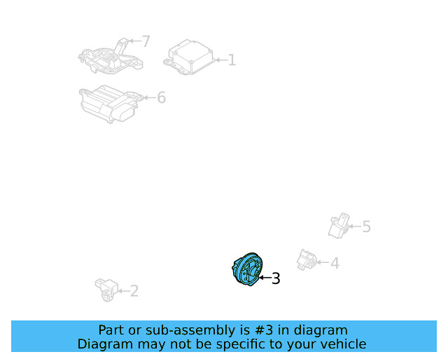 Side Impact Sens 85E-959-651 - View 8