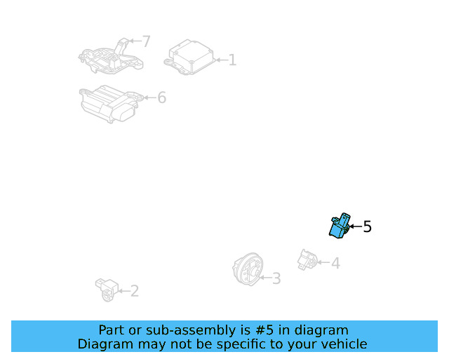 Side Impact Sens 85E-959-651 - View 7