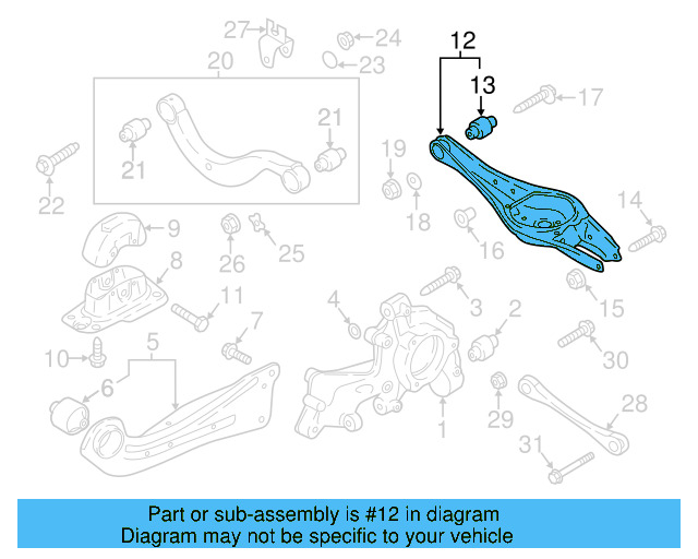 Lower Control Arm 5QN-505-311 - View 5