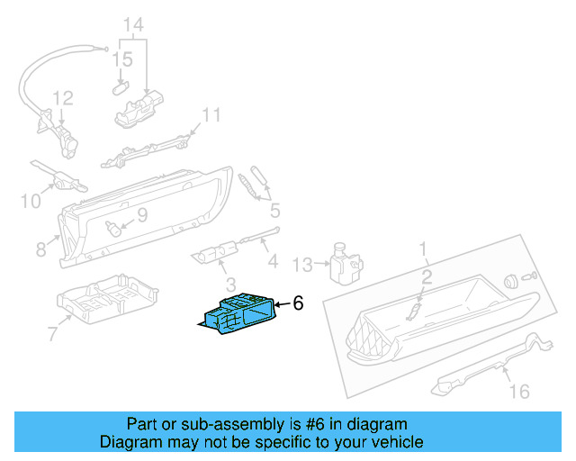 Shelf 3D0-857-058-A-01C - View 3