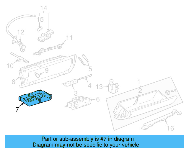 Retainer 3D0-857-290-B - View 3