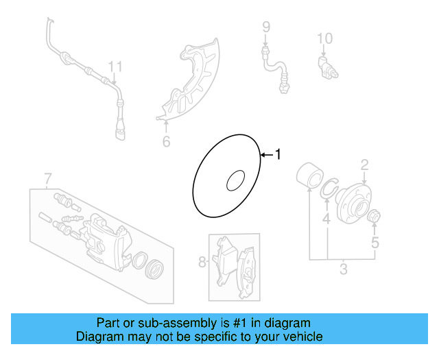 Disc Brake Rotor Front 6R0-615-301-D