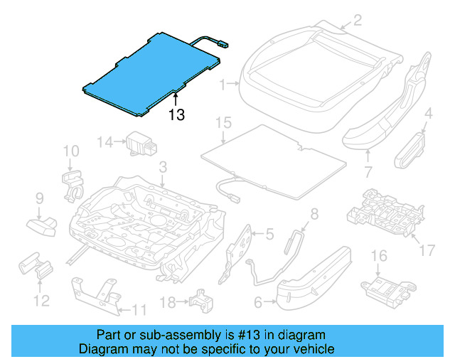 Seat Back Heater 5C5-963-557 - View 4