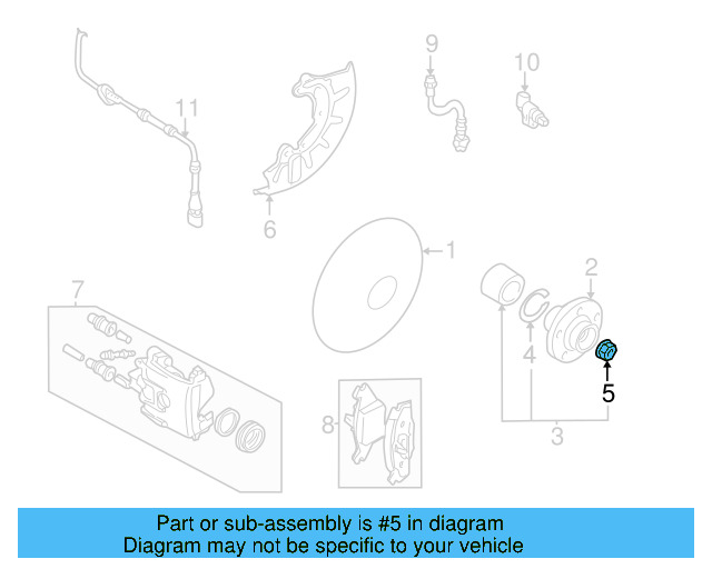 Bearing Assembly Lock Nut N-905-876-02 - View 3