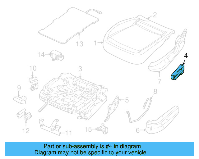 Height Adjuster 8T0-881-094 - View 5