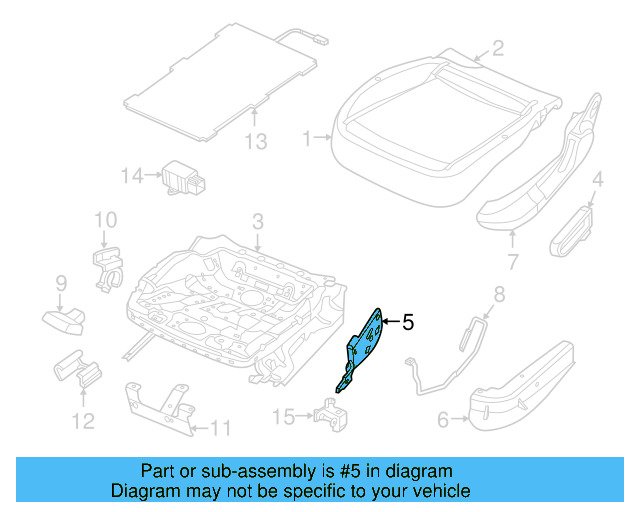 Height Adjuster 8T0-881-094 - View 6