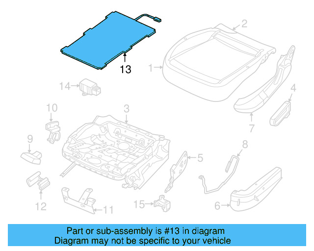 Seat Cushion Heater 5C5-963-555 - View 5