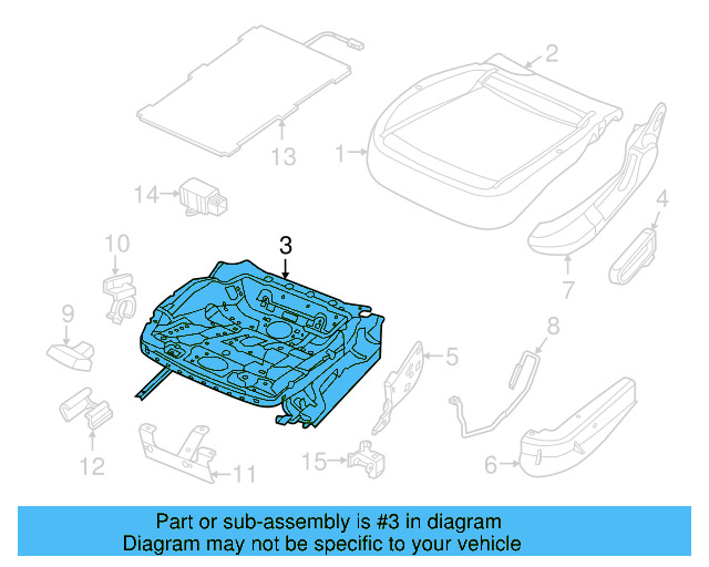 Seat Frame 5C5-881-105-B - View 3
