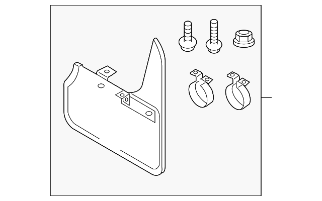Splash Guards, Set Of 2 3C8-075-101 - View 2