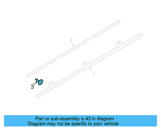 Rocker Molding Bolt WHT-006-944 - View 12