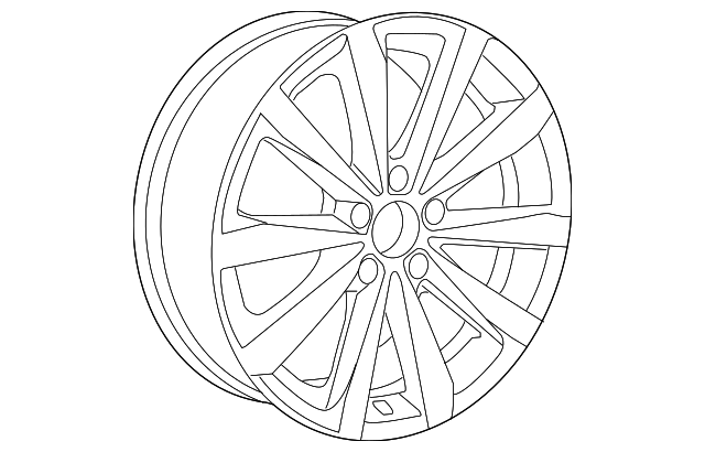 Wheel, Steel 561-601-027-03C - View 7
