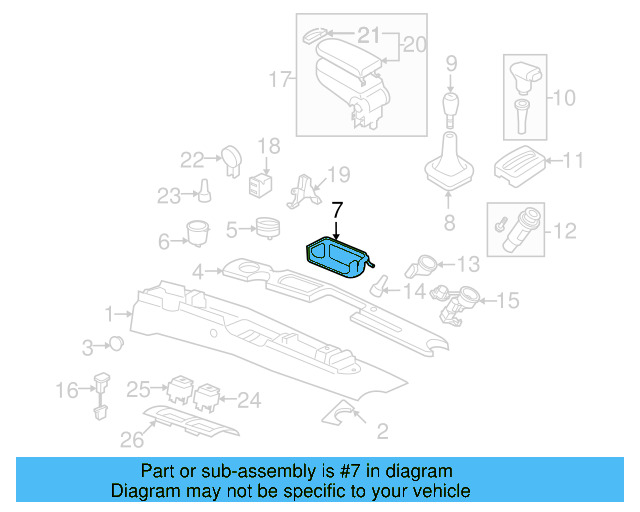 Shift Housing 1C0-864-261-D-3SG