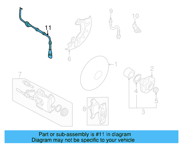 ABS Sensor Wire 1J0-927-903-E - View 3