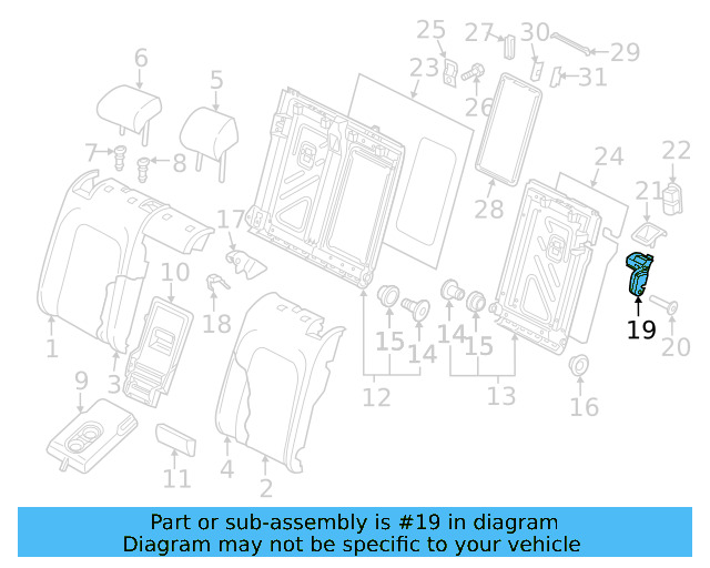 Lock 5Q0-885-682-M - View 4