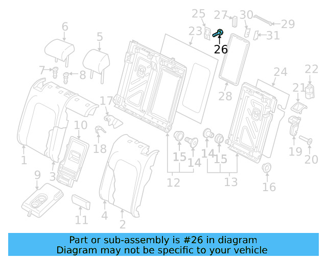 Child Seat Bracket Bolt N-104-165-02 - View 14