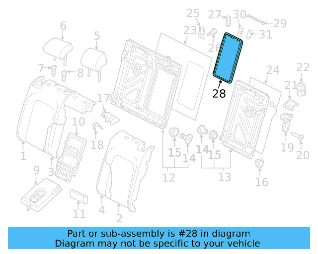 Frame Trim 5G0-885-219-A-82V - View 5