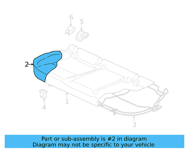 Seat Cushion Pad 5GM-885-375-B - View 5