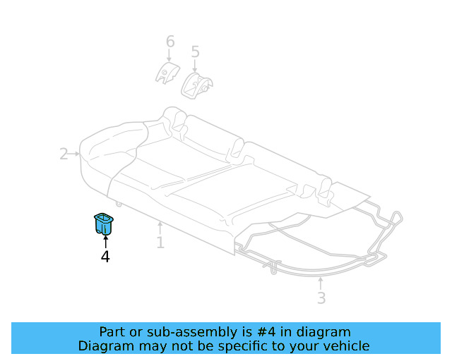 Seat Cover Grommet 5GM-886-373 - View 13