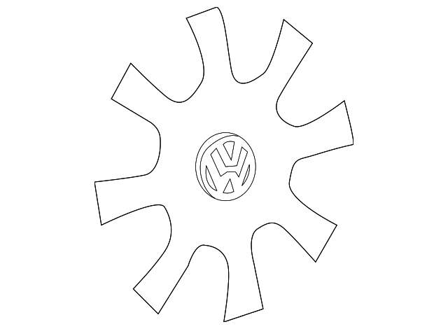 Alloy Wheel Center Cap 3B7-601-171-XRW - View 37