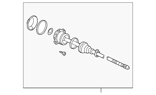 Inner Joint Assembly 1K0-498-103 - View 2