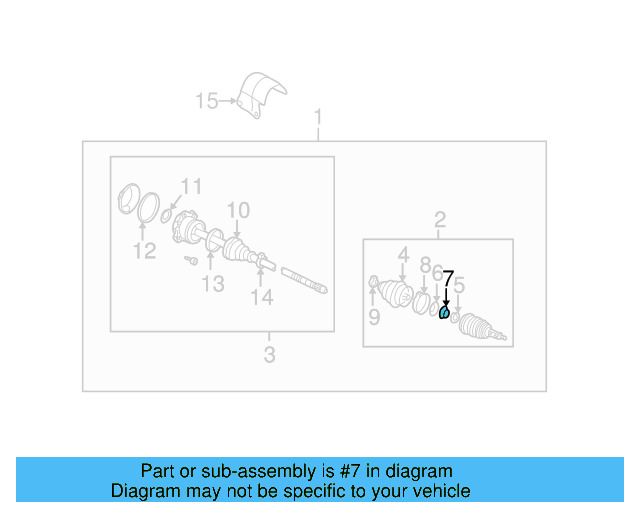 Drive Shaft Snap Ring 321-407-295-A - View 4
