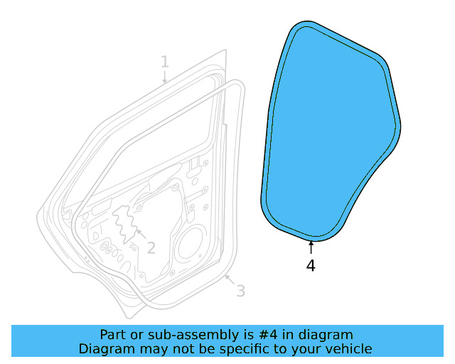 Door Weather 11K-837-701-A-5AP - View 4
