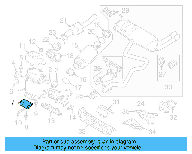 Lower Bracket 1K0-253-463-AF - View 4