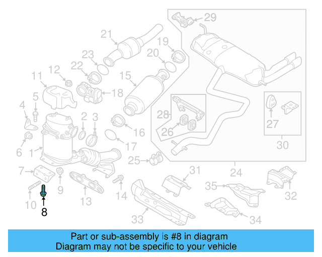 Lower Bracket Bolt N-907-865-02 - View 4