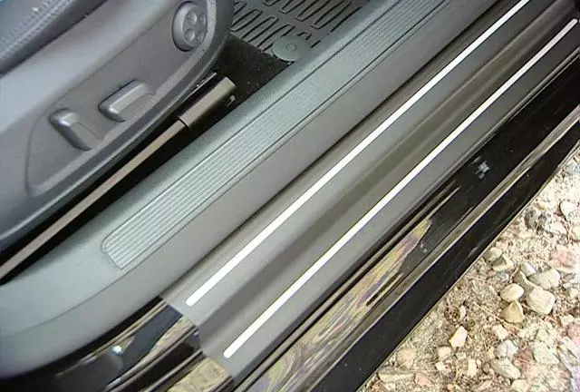 Clear Door Sill Protection 3C8-071-310-A - View 2