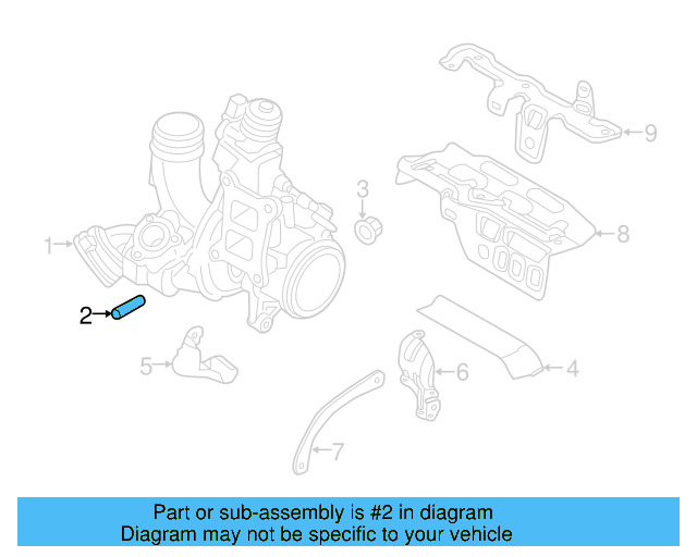 Turbocharger Stud N-912-317-01 - View 10
