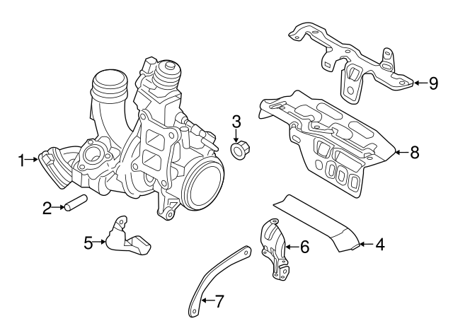 Turbocharger Lock Nut WHT-007-210 - View 25