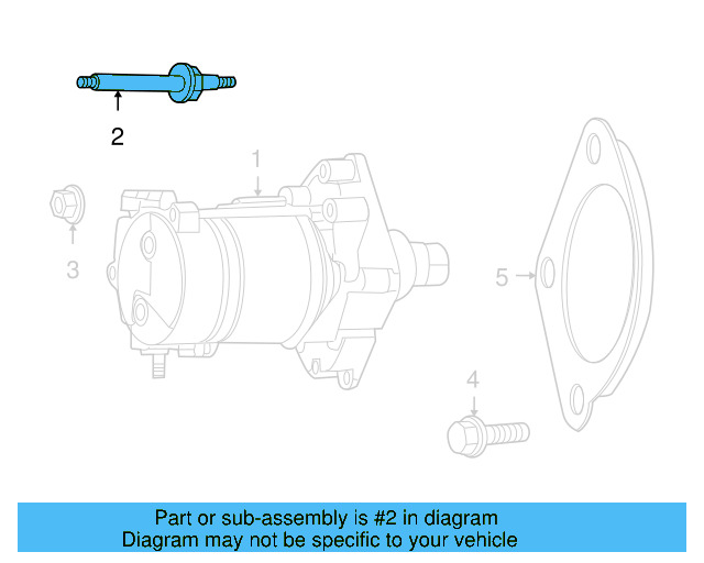 Starter Stud WHT-004-471 - View 2