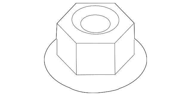 Low Note Horn Nut N-011-118-18 - View 3