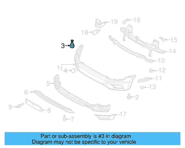 Bumper Cover Mount Kit 5NA-898-623 - View 5
