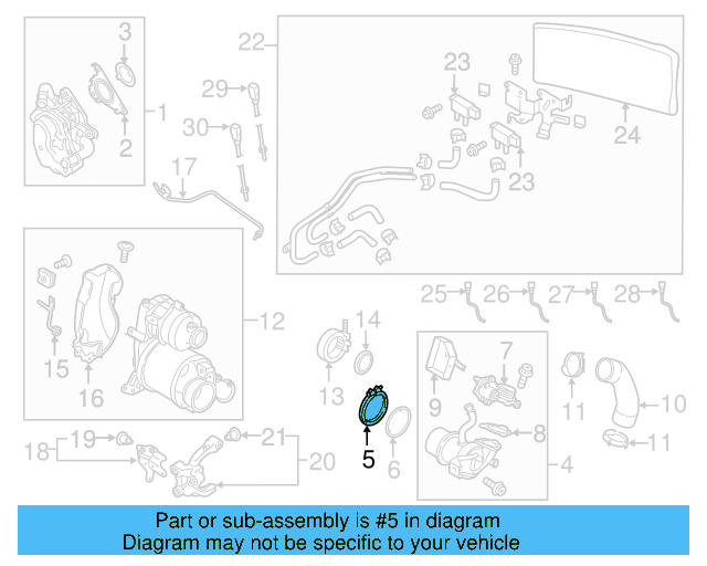 Cooler Clamp 04L-131-455-A - View 6
