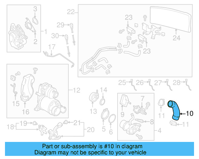Connector Pipe 04L-131-521-AF - View 6