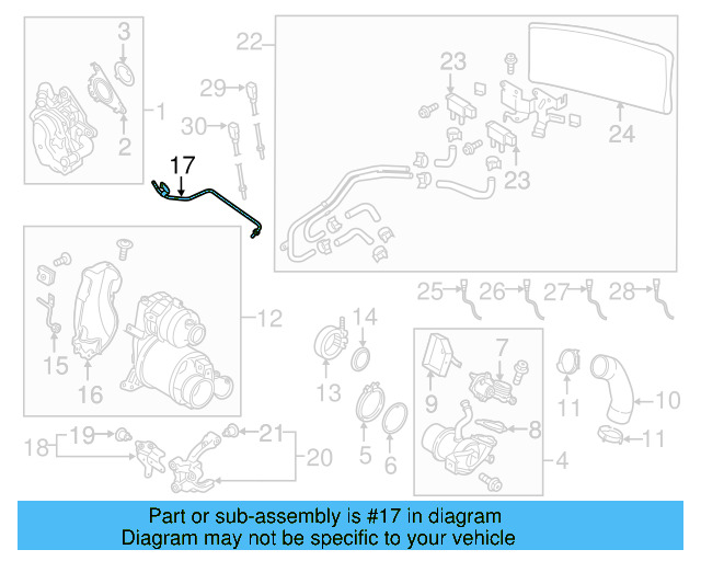 Connector Tube 04L-131-582-F - View 6